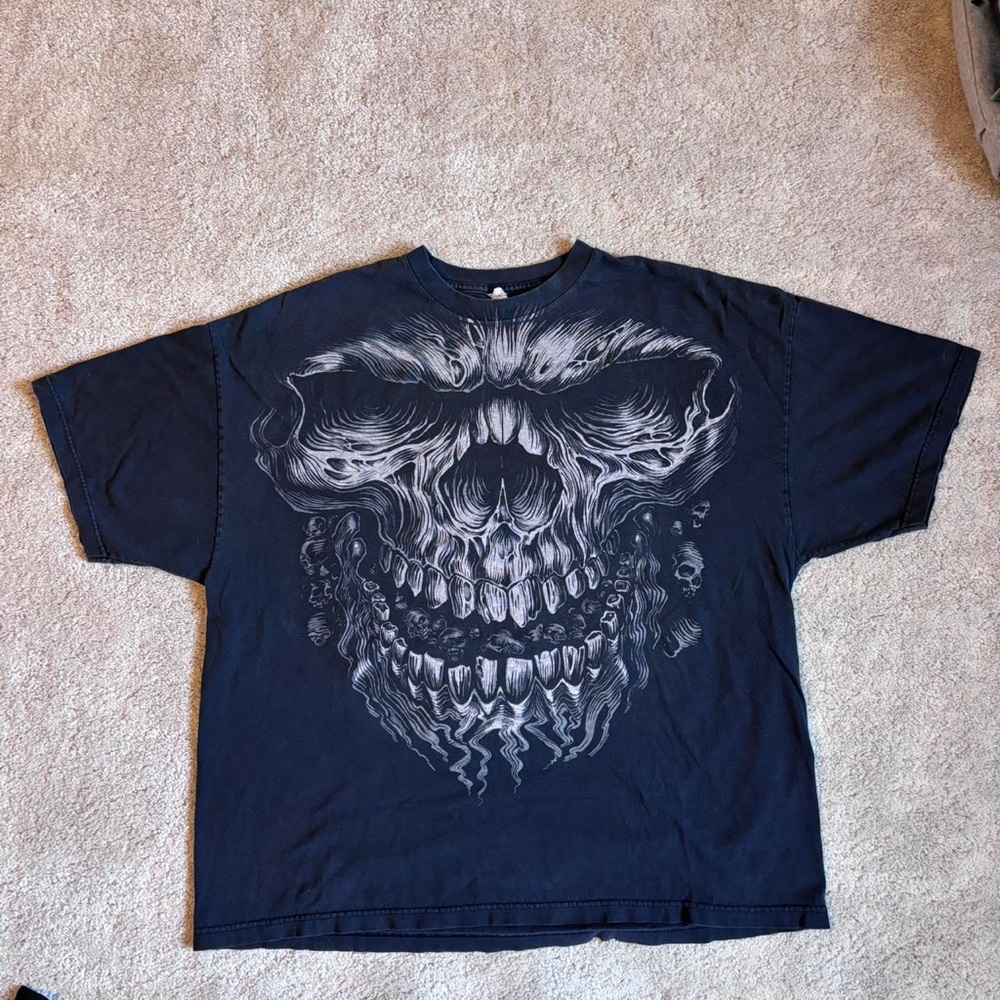 Men's Dark Graphic Skull Tee